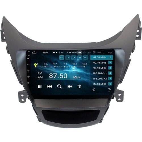 4gb+64gb PX6 6-Core 1 din 9" Android 10 Car DVD GPS for Hyundai Elantra 2011-2013 DSP Radio Bluetooth 5.0 WIFI Easy Connect