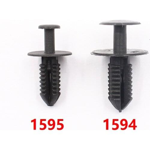 Auto Push Type Fender Liner Retainer Rivet Trim Panel Fastener Clips Plastic For BMW Mercedes Benz