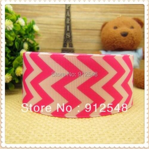 1-1/2'' (38mm) Wave Rose color Print Grosgrain Ribbon, 1-1/2'' Wide x 10-Yards , Crafts, Hair Bows, Gift Wrapping, Wedding