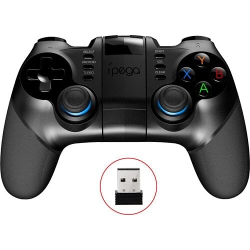 Ipega 9156 Bluetooth Gamepad With 2.4G Wireless Receiver For Iphone Samsung Huawei PC Android TV box Game Controller Gamepads