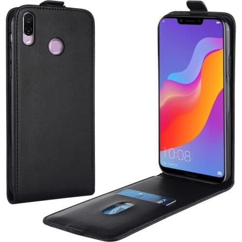 Flip Up and Down Leather Case for Huawei Honor Play COR-L29 COR-TL10 6.4'' Vertical Cover for Honor Play Case Phone Bag