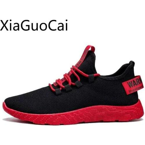 Summer Mens Casual Shoes 2019 Newest Breathable Male Casual Sneaker Mesh Lace Up Rubber Flat Shoes