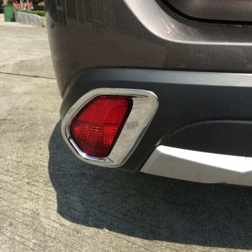 JY ABS Rear Fog Lamp Cover Trim Car Styling Accessories Sticker For MITSUBISHI OUTLANDER 2015