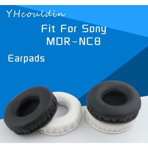 YHcouldin Earpads For Sony MDR NC8 MDR-NC8 Headphone Accessaries Replacement Wrinkled Leather