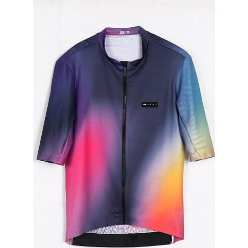 SPEXCEL 2021 New Colourburn Pro Team Short Sleeve Cycling Jersey Seamless craft Lightweight Quick dry fabric for Man And Women