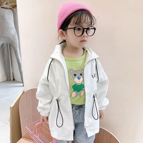 Toddler Girl Trench Autumn Casual Loose Jackets for Boys Children Windbreaker 2 3 4 5 6 Y Baby Kids Outerwear 2020 New Arrival
