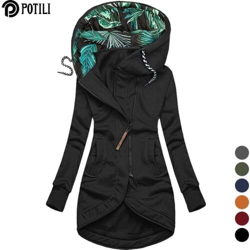 Женские модные куртки POTILI China At AliExpress