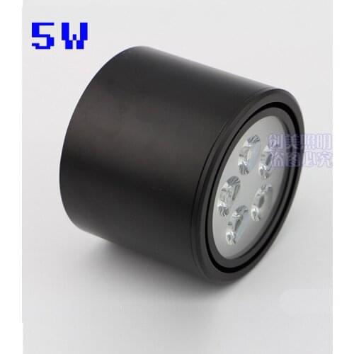 5W Rotatable Head Led Ceiling Mounted Downlight Super Bright For Living Room