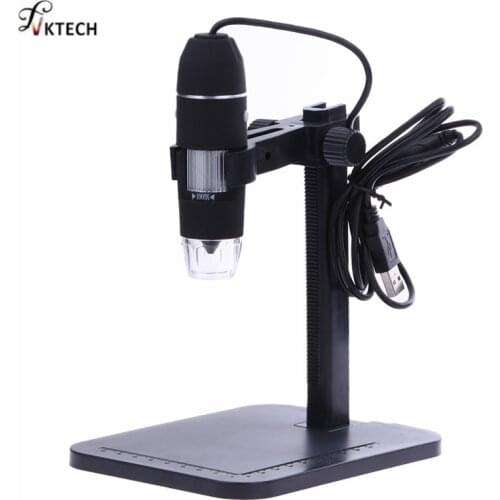 Professional USB Digital Microscope 1000X 800X 8 LED 2MP Electronic Microscope Endoscope Zoom Camera Magnifier+ Lift Stand