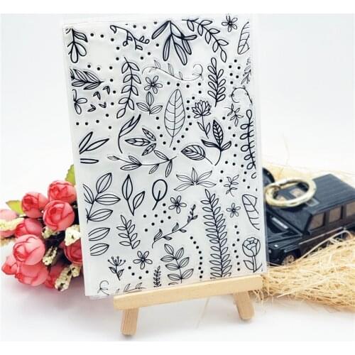 11x16CM Dream of flowers transparent seal clear stamps silicone seal roller stamps DIY scrapbook album / card production