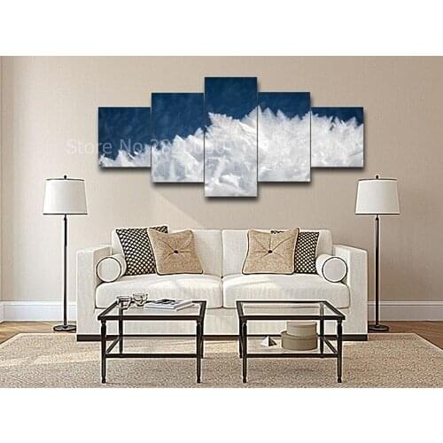 Snowflake Ice Crystal Amazing Landscape Frameless Canvas Paintings Wall Art Home Decor For Living Room Modular Pictures