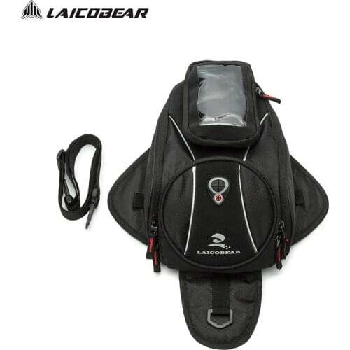 Motorcycle Tank Bag Riding ATV Cycling Touch Screen Waterproof Motocross Luggage Bag Moto with GPS Navigation Transparent Bag