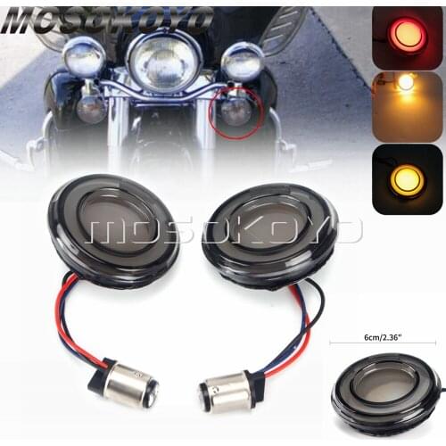 Motorcycle 1157 LED Turn Signal Brake Lamp Tail Running Light For Harley Softail Slim Deluxe Breakout Fat Boy Heritage Classic