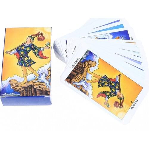 Tarot Del Fuego Card Game Tarot Deck Oracle Toy Divination Mystery Riding Party Electronic Guide Predicting Brain