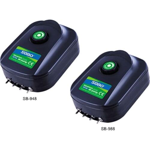 Aquarium Air Pump Fish Tank Mini Silent Compressor Single Double Outlet Oxygen Pumps Aquariums Aquatic Accessories 220V 8W 12W