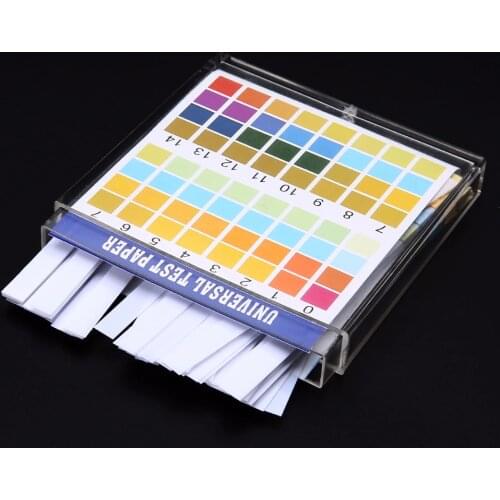 100 Strips/Set 0-14 PH Test Kit Alkaline Acid Indicator Paper Water Saliva Litmus Tester Mayitr Measurement Analysis Instruments