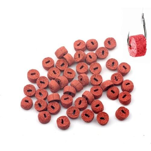 100Pcs/50pcs Carp Baits River Sea Fishing Tackle Carp Fish Baits Fresh Scent Crucian Grass Lures Fishing Bait Fishing Supply