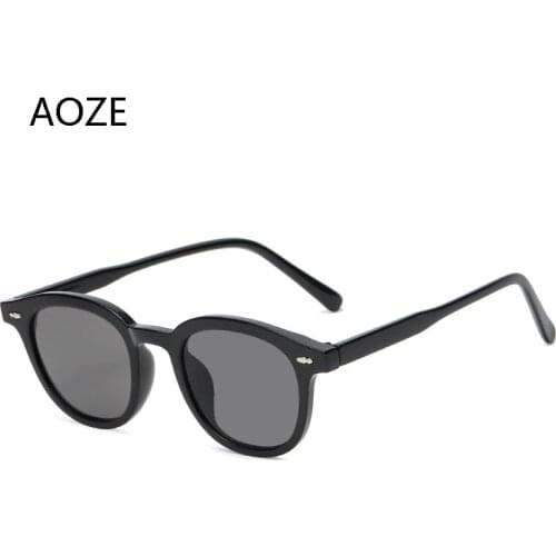 2021 Vintage Rice Nail Round Women/Men Polarized Sunglasses Brand Designer Glasses Ocean Lens Shopping Oculos De Sol Feminino