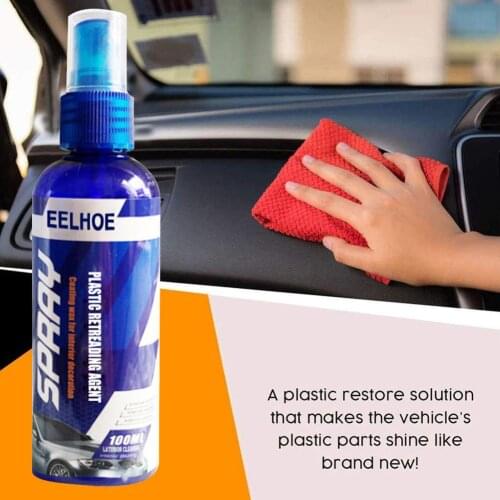 30ml/100ml New Car Retreading Agent Multifunctional Automotive Plastic Retreading Agent Polishing Agent Car Cleaning Maintenance