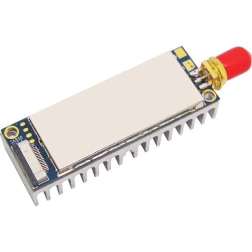 4sets/lot SA858 7~10Km UHF RF Wireless High power 4W Walkie Talkie Module + Heat Sink + Accessory Board + Speaker + Antenna