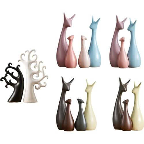Abstract Sculpture Decorative Ornament Figurine Statue Office Home Artwork