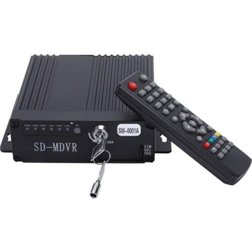 Dvr 4Ch Mini Realtime Car Mobile Dvr Auto Video Recorder Vehicle Camcorder Car Camera Driving Recorder Remote Controller