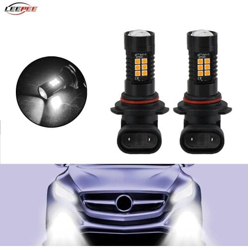 2pcs 12V LED Car Headlights Fog Lamps Projector Lens Bulbs H7 H8 H11 9005 9006 for Ford Opel Citroen Renault Peugeot BMW AUDI VW