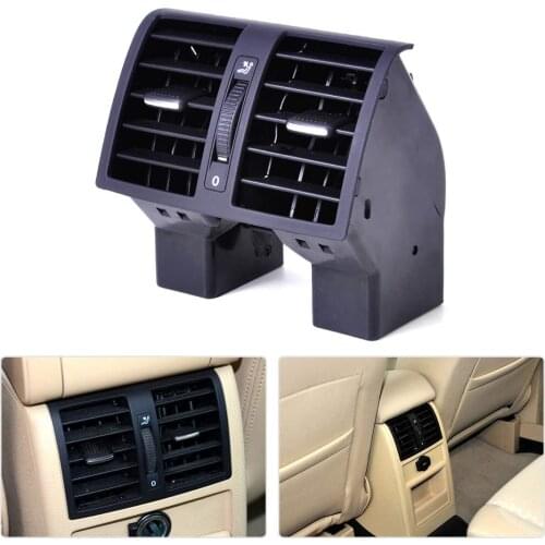 BBQ@FUKA Hot Sale Interior Car Centre Console Rear AC Air Vent Outlet For VW Touran 2003-2015 Caddy 2004 Big Discount
