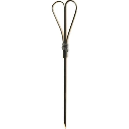 Free Shipping - Party Wedding Supplies, Disposable Tableware, 150mm Cocktail Black Heart Bamboo Pick Fruit Skewer, 100/Pack