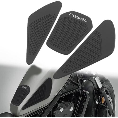 Black motorcycle stickers fuel tank moto kit side stickers Rubber protective fuel tank Fit for Honda CB650R 2019-2020