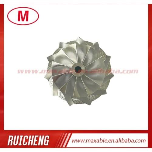 CT12 17291-67010 43.08/58.03 mm 11+0 blades high performance turbocharger billet/milling/aluminum 2618 compressor wheel
