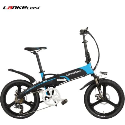 Electric Bicycle 48V Two Wheels Electric Bicycle 20'' 240W Hidden Lithium Battery Foldable Smart Electric Scooter