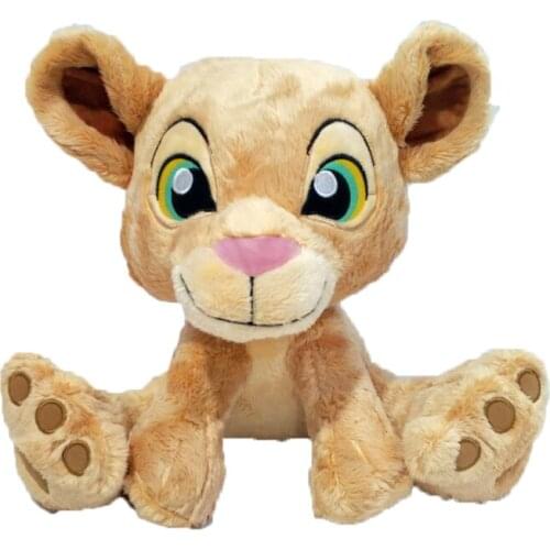 Disney Lion King Young Simba Deluxe Plush Figure Toys Stuffed Animal Doll for Children Gifts Yellow Super Soft Cotton