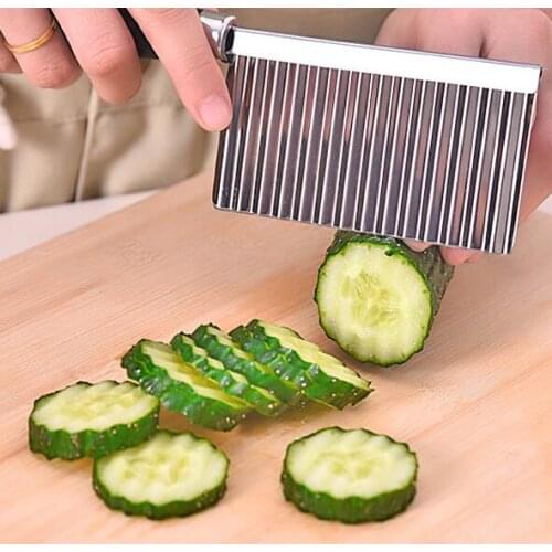 Multifunctional shredded potato wave knife silk cutter kitchen artifact potato shredder French fries choppe