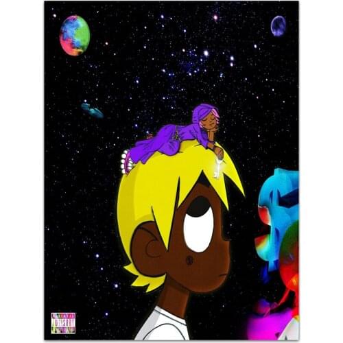 MT1543 Lil Uzi Vert Eternal Atake LUV vs. The World 2 Rap Album Painting Art Poster Print Canvas Home Decor Picture Wall Print