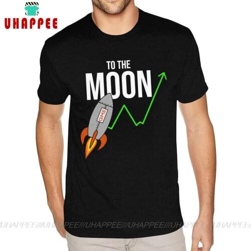 Design Gamestop To The Moon T Shirt for Men Personalized Short Sleeves Soft Cotton Black Round Neck T-Shirts