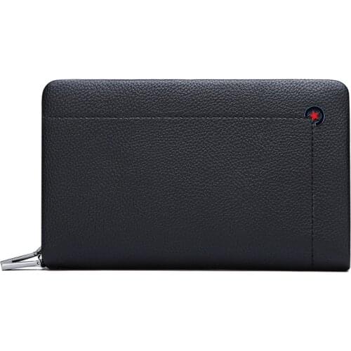 New Design Mens Day Clutch Business Handbag Casual Travel Bag Big Capacity Pouch Multi Functional Mans Bag