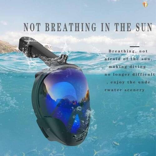 New snorkeling mask Diving mask Snorkeling Sambo equipment Anti-sunlight UV plating