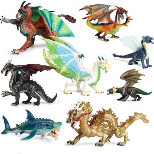 New Model Toys Children Halloween Boy Funny Solid Magic Dragon Simulation Fire-Breathing Plastic Pvc Novelty Interesting Toys