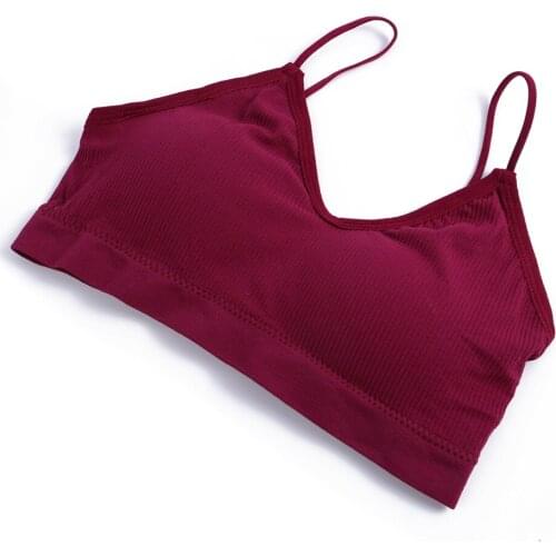 2020 new arrival sport bras women underwear women tops for women threaded girls anti - exposure underwear