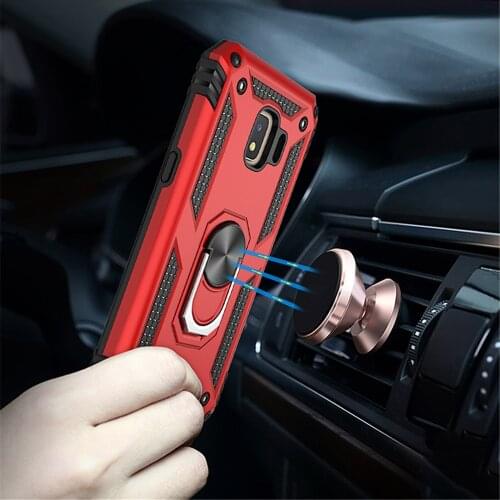 Shockproof Case For Samsung Galaxy J2 Core SM-J260F Cover Kickstand Armor Ring Case For Samsung J2 Core 2020 J260 SM-J260F/DS