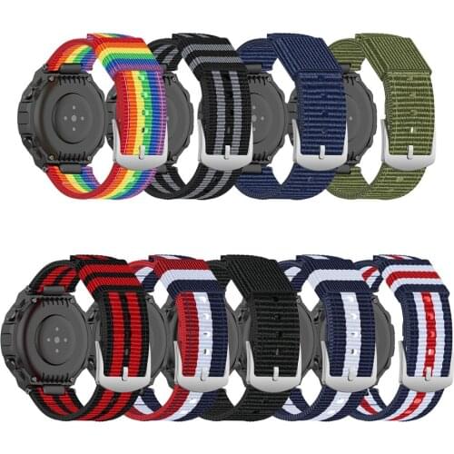 Colors Canvas Watch Strap For Huami Amazfit T-Rex Watchbands Fashion Canvas Adjustable Sport Wrist Band With Screwdrivers Tools