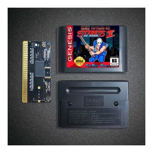 Rick Taylor in Streets of Rage 2 - 16 Bit MD Game Card for Sega Megadrive Genesis Video Game Console Cartridge