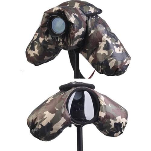 Roadfisher Outdoor Photography Down Feather Warm Snow Winter DSLR Mirrorless Camera Bag Insert Coat Cover For Canon Nikon Sony