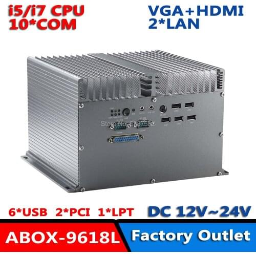 With 10COM 2PCI 1LPT Modular-Designed Embedded System BOX PC