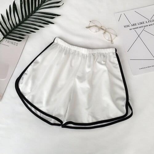 2021 Simple Women Casual Shorts Patchwork Body Fitness Workout Summer Shorts Female Elastic Skinny Slim Beach Egde Short Hot