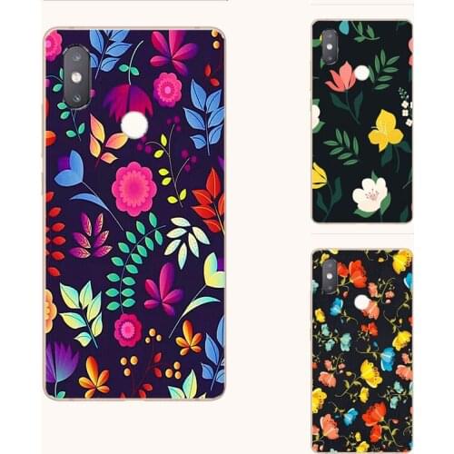 Flower butterfly cat silicone phone case For Xiaomi Mi 8 9 9T 10 10T 11 11i Pro Ultra SE Lite Colorful floral leaves phone cover