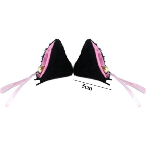 Cute Make Up Hairpin Women Bow Anime Girl Plush Cosplay Hair Accessories Head Hoop Cat Ears Headband Lolita Hair Clip