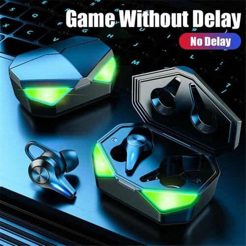 Kebidu TWS Bluetooth 5.0 game Earphone Charging Box Wireless Headphone 9D Hifi Stereo Waterproof Earbud Headsets With Microphone