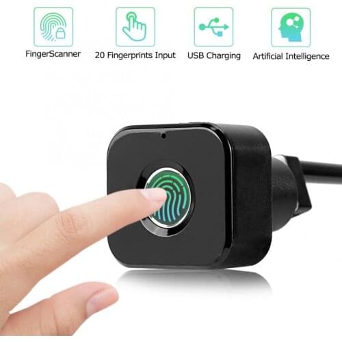 Smart Fingerprint Cabinet Drawer Digital Safety Lock USB Charging smart lock cerradura inteligente fechadura digital